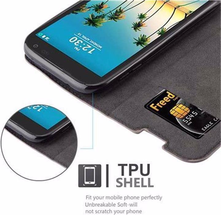 Productafbeelding Cadorabo Boek Onzichtbare Magneethoes (LG K3)