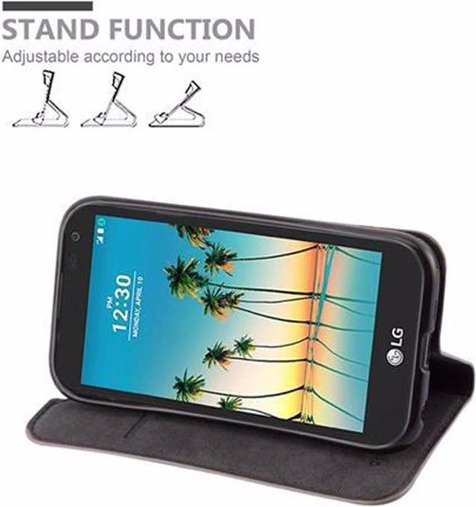 Productafbeelding Cadorabo Boek Onzichtbare Magneethoes (LG K3)