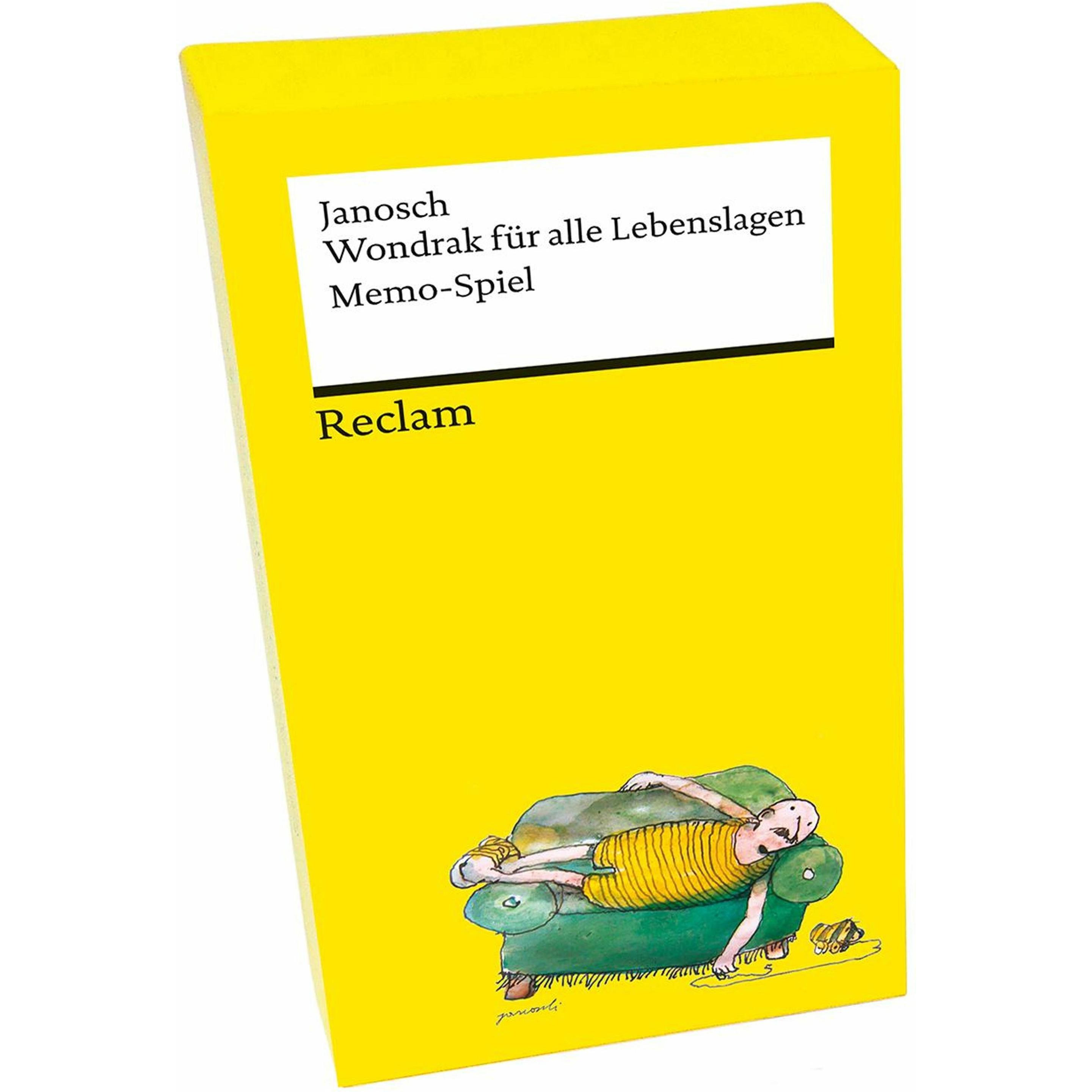 Reclam Janosch: "Wondrak für alle Lebenslagen". Memo-Spiel (Deutsch) (40729305)