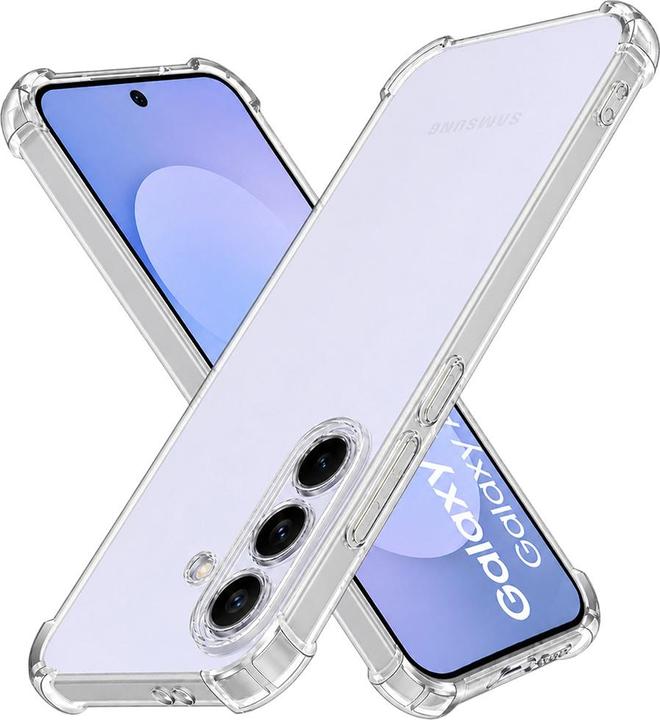 Actual product image Techsuit - Shockproof Clear Silicone - Samsung Galaxy S25 FE - Clear (Samsung Galaxy S25 FE)