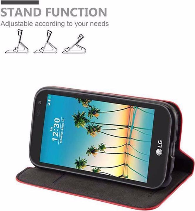 Productafbeelding Cadorabo Boek Onzichtbare Magneethoes (LG K3)