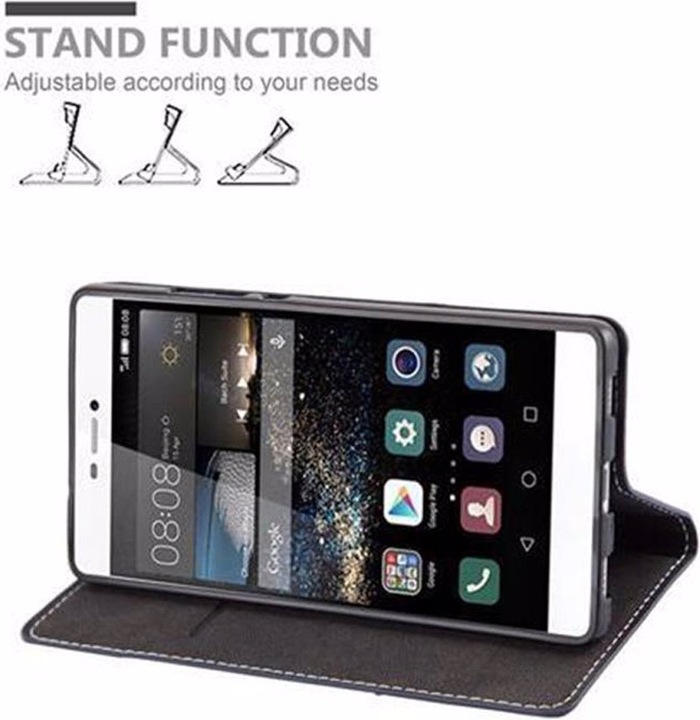 Actual product image Cadorabo Book X Wallet Cover (Huawei P8)