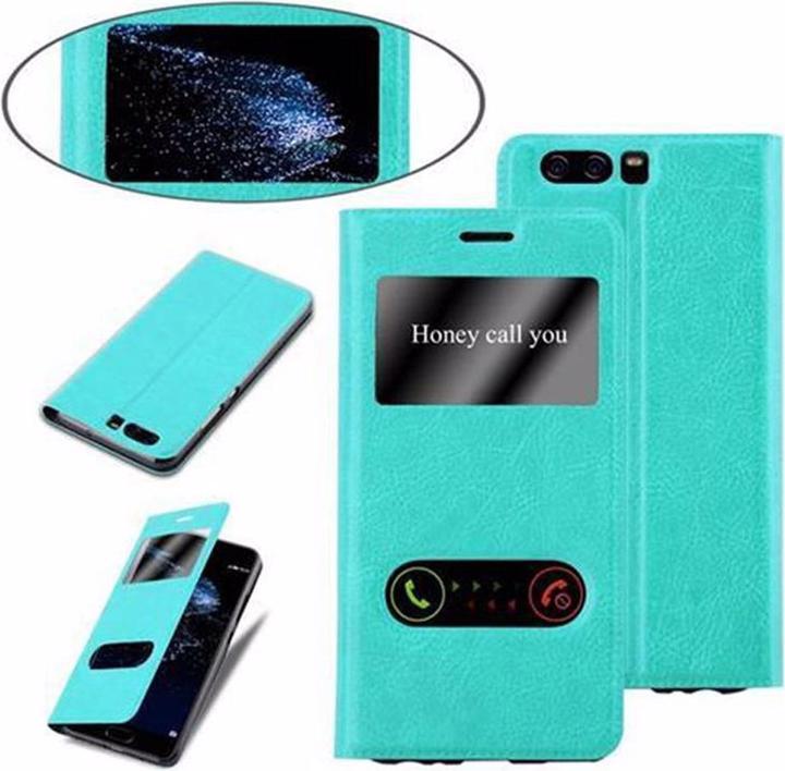 Produktbild Cadorabo Book mit View Doppelfenster Cover (Huawei P10)