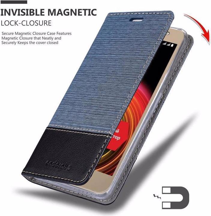 Actual product image Cadorabo Book Jeans Optics Cover (LG X Power 2)