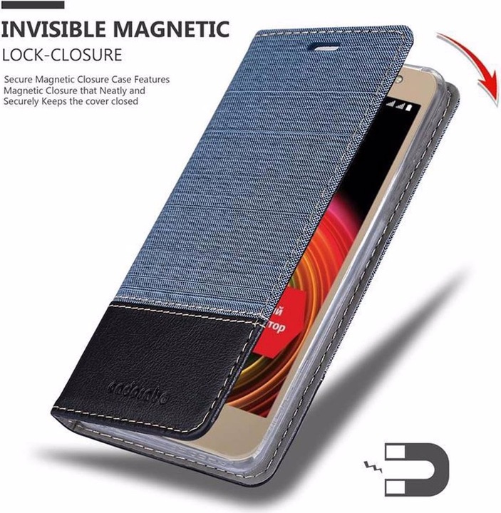 Image du produit Cadorabo Couverture look jeans Book (LG X Power 2)