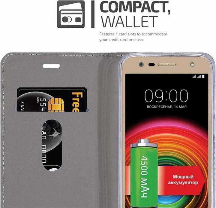 Image du produit Cadorabo Couverture look jeans Book (LG X Power 2)