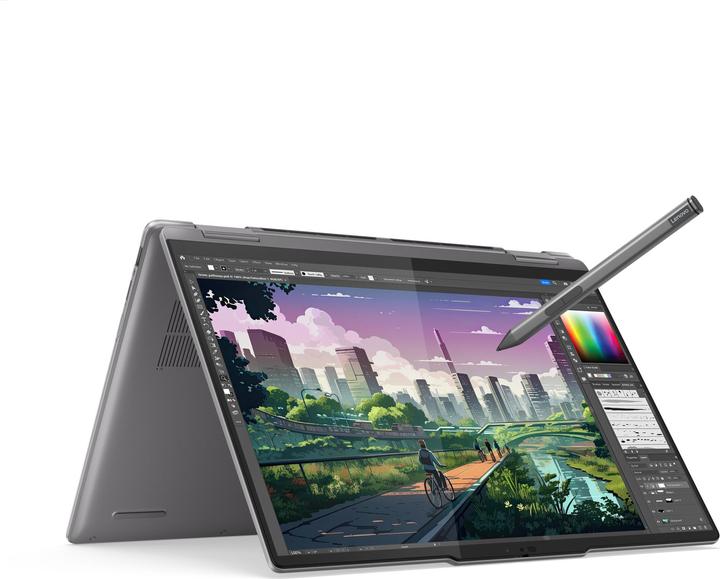 Actual product image Lenovo Yoga 7 (14", AMD Ryzen 7 8840HS, 16 GB, 1000 GB, DE)
