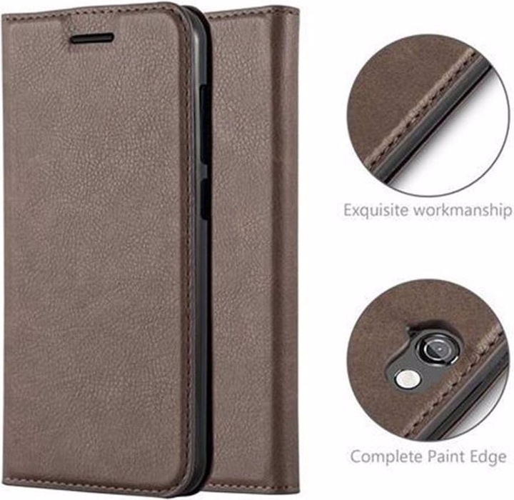 Actual product image Cadorabo Book Invisible Magnet Cover (HTC One A9)