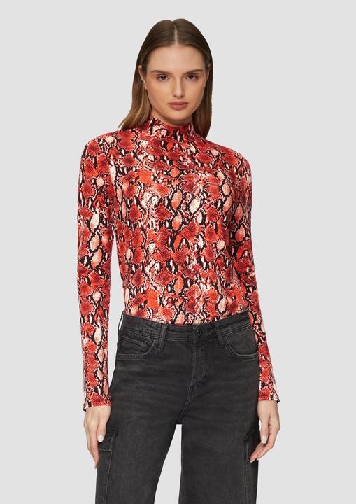 Image du produit S.Oliver T-Shirt Schmal geschnittenes Langarmshirt aus Viskosemix (36)