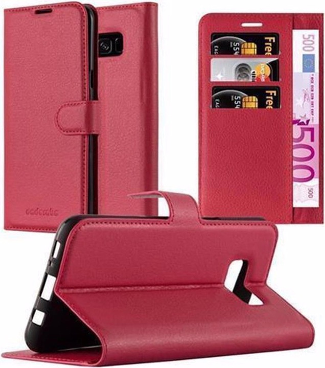 Actual product image Cadorabo Book with stand function cover (Samsung Galaxy S8+)