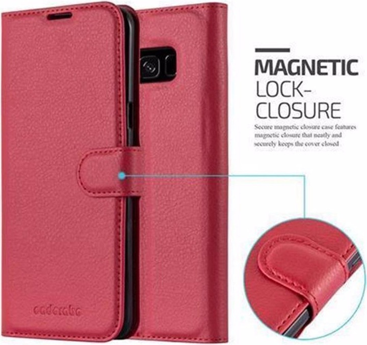 Actual product image Cadorabo Book with stand function cover (Samsung Galaxy S8+)