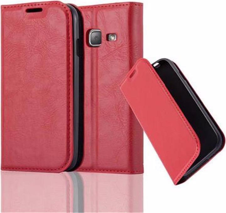 Produktbild Cadorabo Book Invisible Magnet Cover (Samsung Galaxy J1 Mini)
