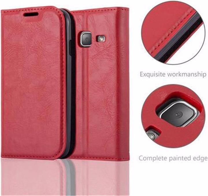 Produktbild Cadorabo Book Invisible Magnet Cover (Samsung Galaxy J1 Mini)
