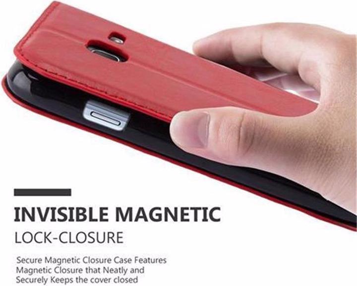 Produktbild Cadorabo Book Invisible Magnet Cover (Samsung Galaxy J1 Mini)