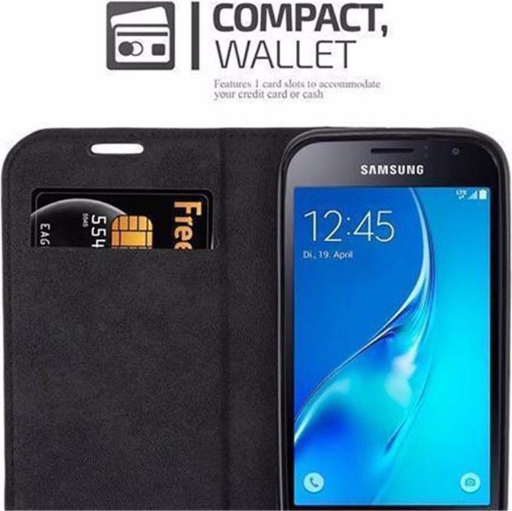 Produktbild Cadorabo Book Invisible Magnet Cover (Samsung Galaxy J1 Mini)