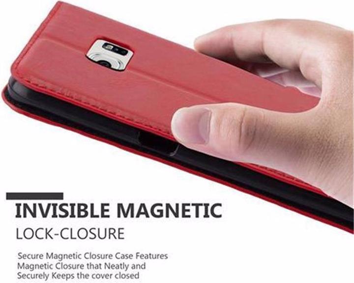 Actual product image Cadorabo Book Invisible Magnet Cover (Samsung Galaxy S6 Edge)