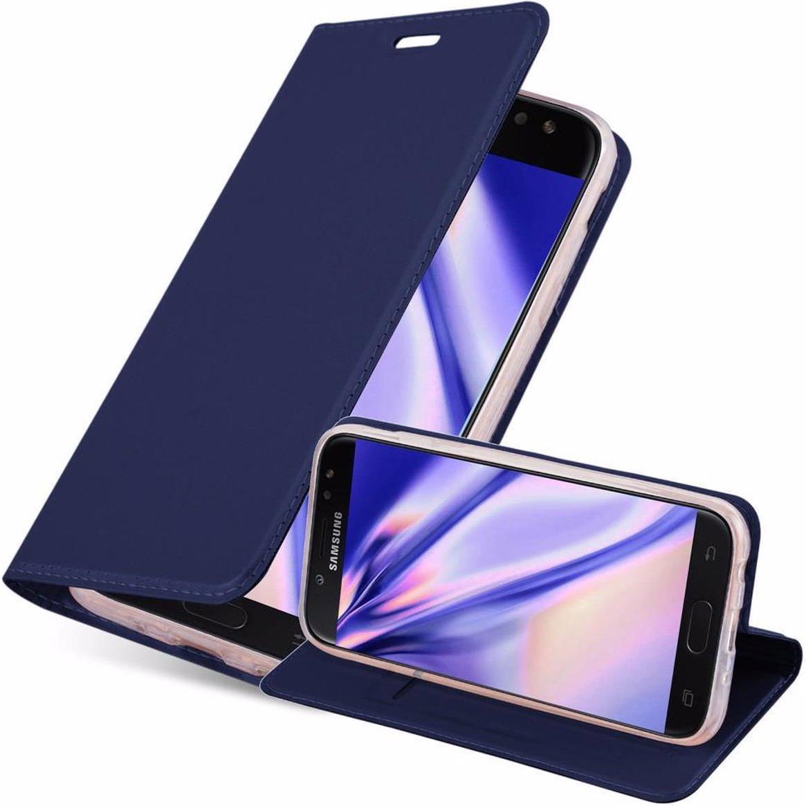 Thumbnail - Cadorabo Book Classy Style Cover (Samsung Galaxy J5 (2017)), Smartphone Hülle, Blau