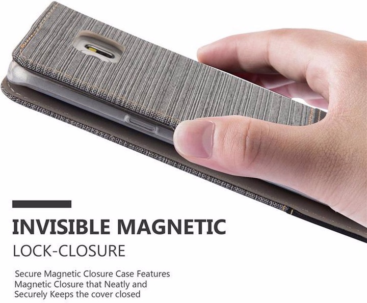 Produktbild Cadorabo Book Jeans Optik Cover (Samsung Galaxy S6 Edge+)