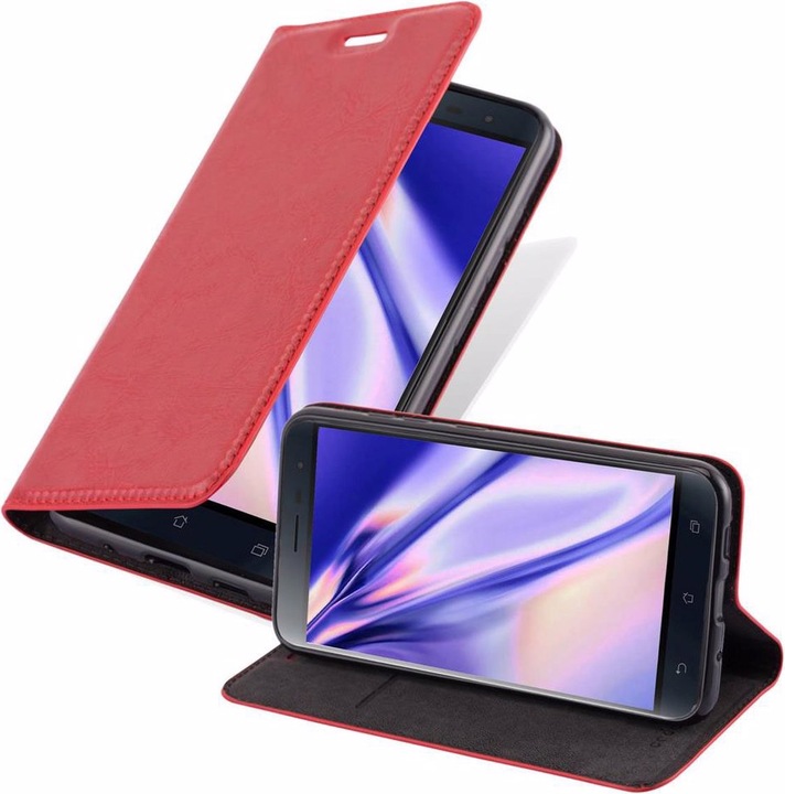 Actual product image Cadorabo Book Invisible Magnet Cover (Asus Zenfone 3)