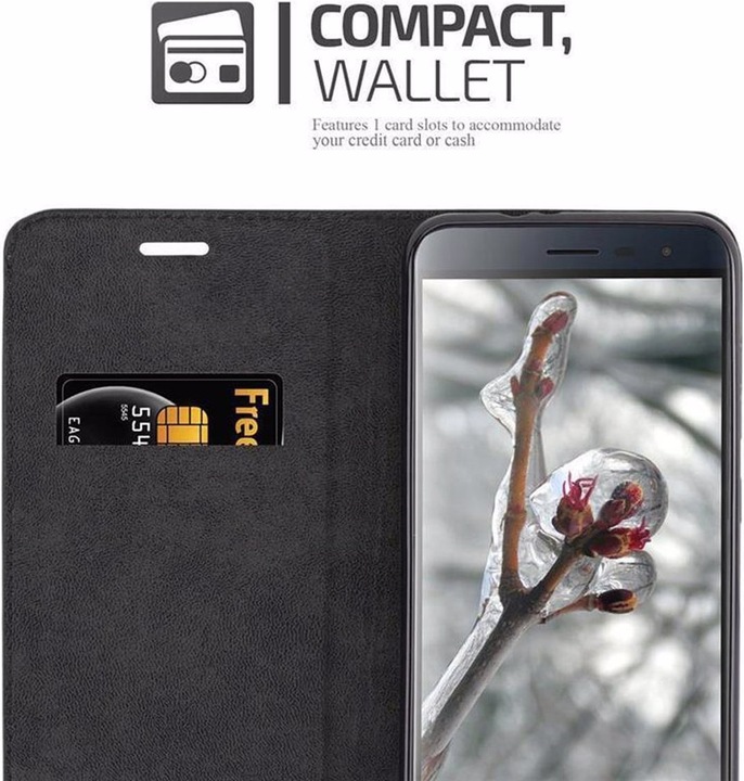 Actual product image Cadorabo Book Invisible Magnet Cover (Asus Zenfone 3)