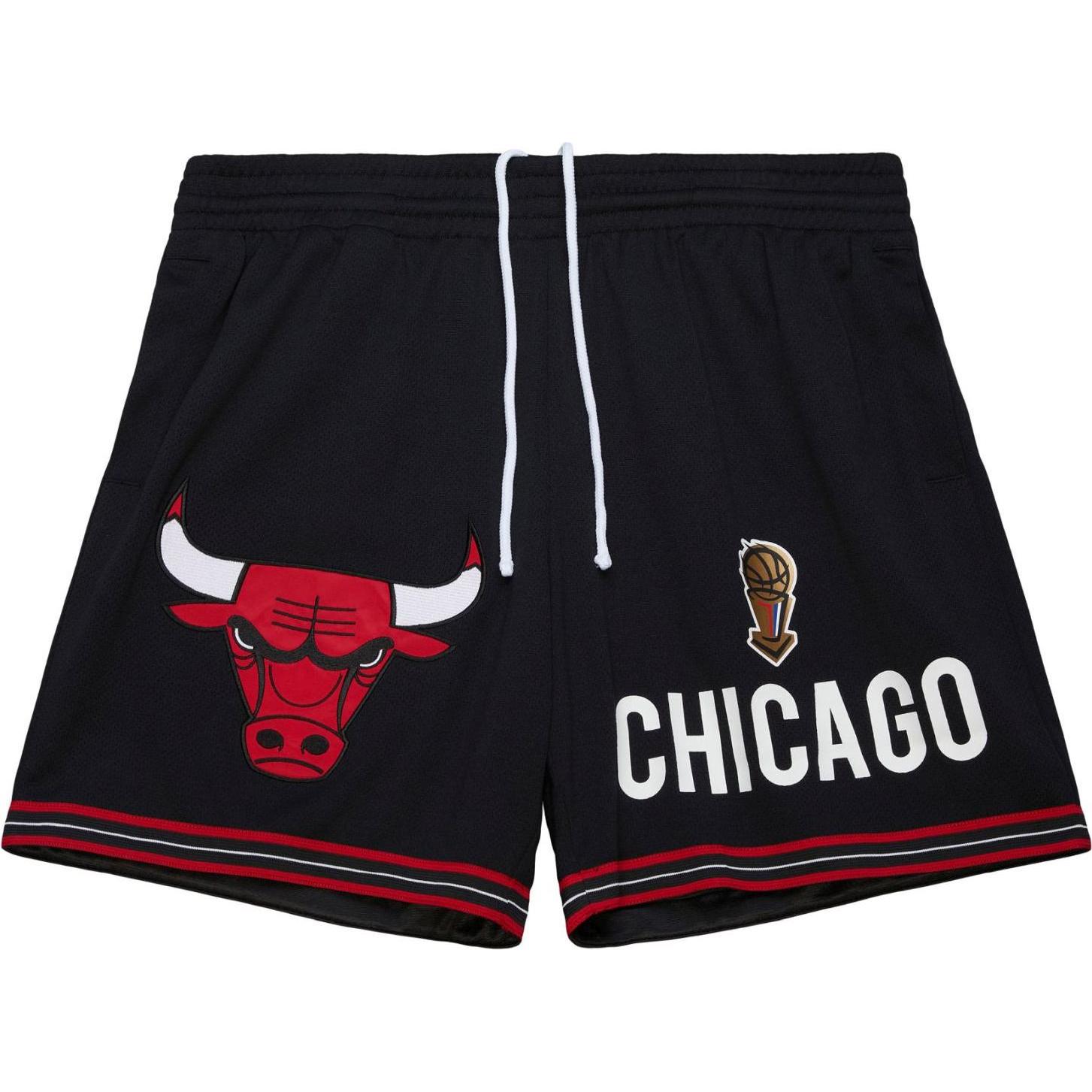 Mitchell & Ness, Herren, Shorts, ORIGINS Swingman Chicago Bulls Shorts - L, Schwarz, (L)