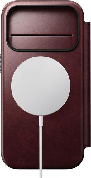 Actual product image Nomad Modern Leather Folio - Lederhülle für iPhone Pro, Horween-Leder (Apple iPhone 17 Pro)