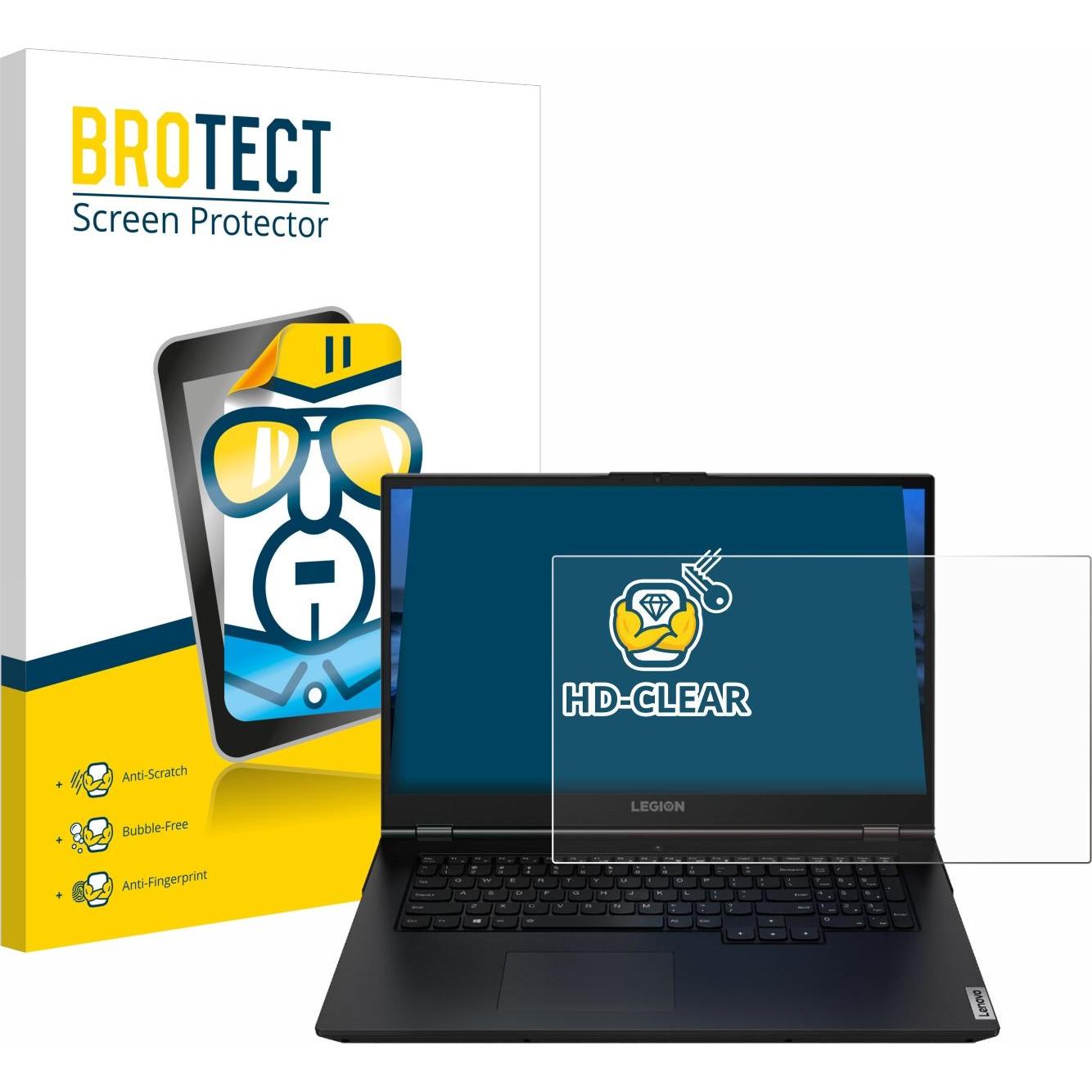 BROTECT Schutzfolie Displayschutz Klar (39.60", 16 : 9), Notebook Schutzfolie