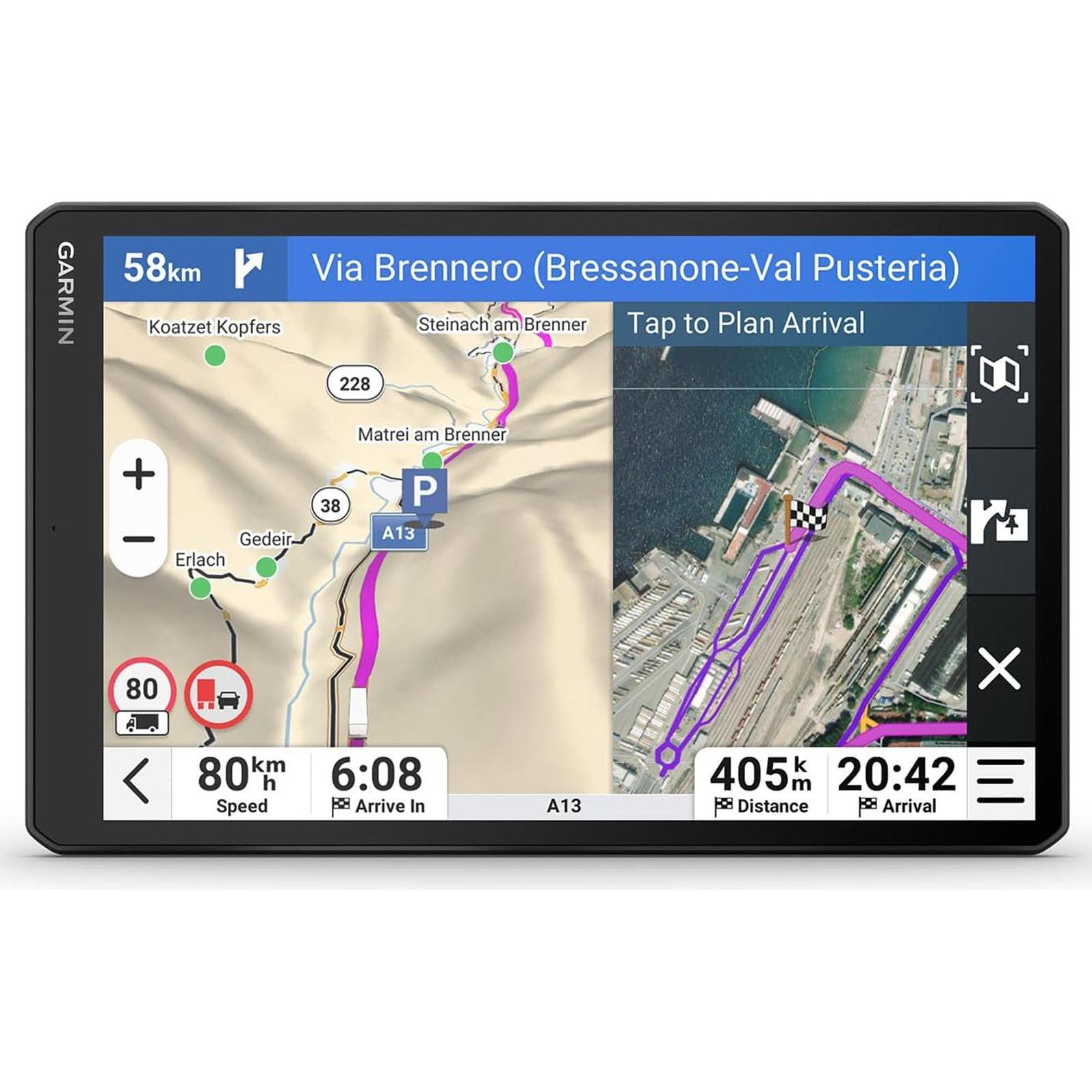 Garmin, Navigatore GPS, Dezl LGV820, EU MT-D Truck/LKW Navigation (8")