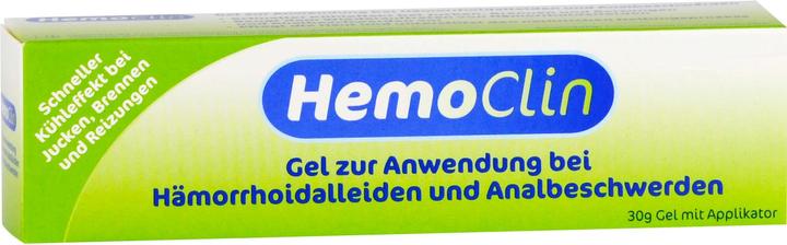 Actual product image Omega Pharma HemoClin gel for haemorrhoidal and anal complaints, 30 g gel (Intimate gel)