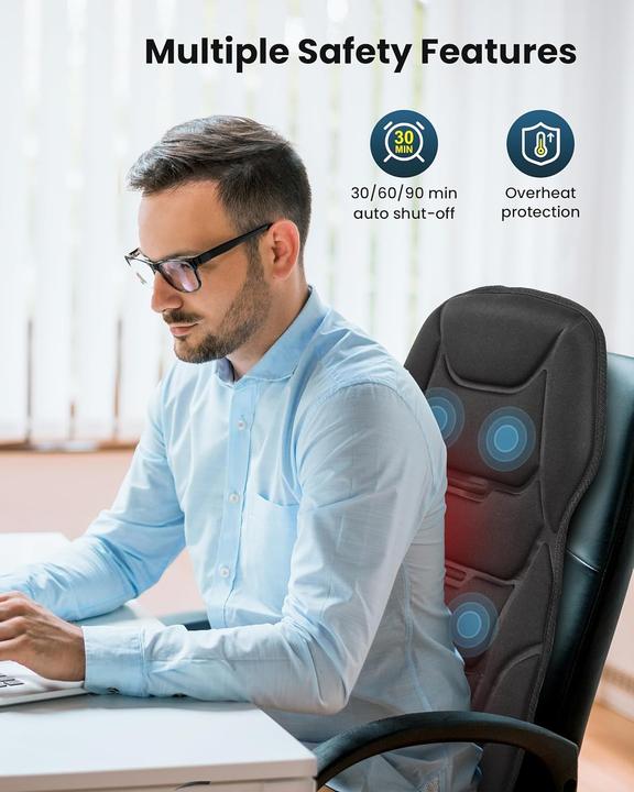 Actual product image Comfier Heat Massage Pillow