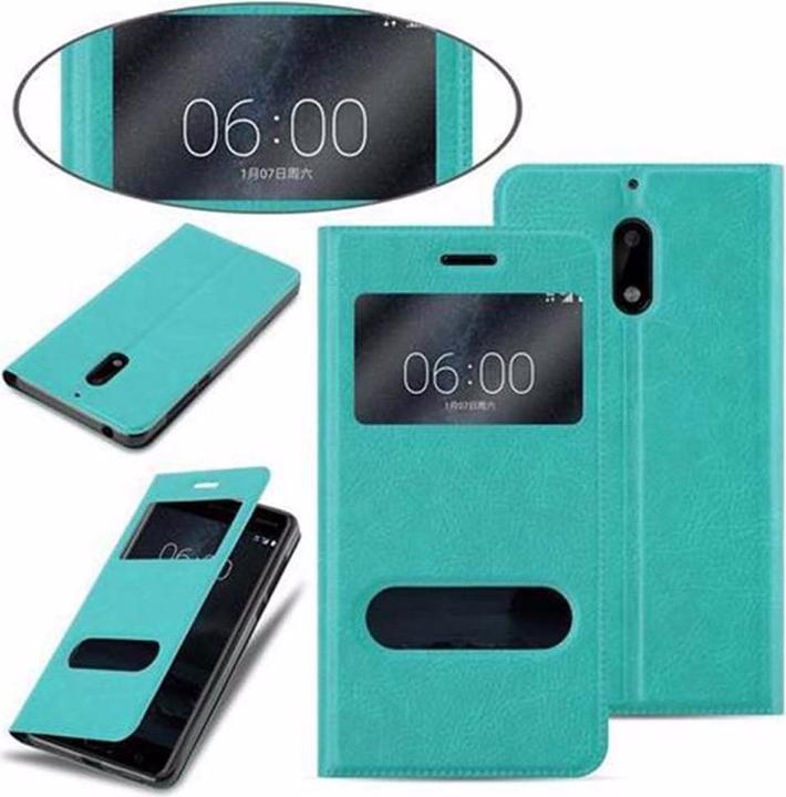 Produktbild Cadorabo Book mit View Doppelfenster Cover (Nokia 6)