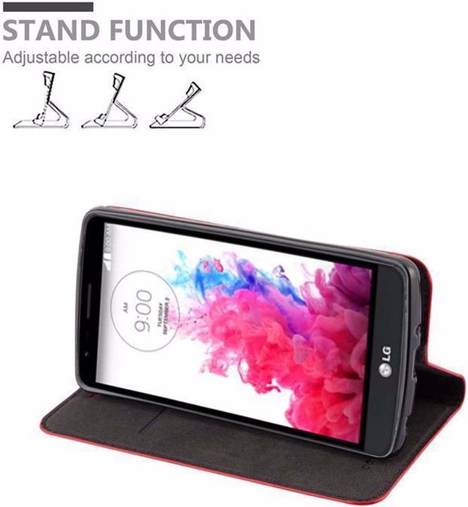 Actual product image Cadorabo Book Invisible Magnet Cover (LG G3 Stylus)