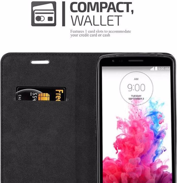 Actual product image Cadorabo Book Invisible Magnet Cover (LG G3 Stylus)
