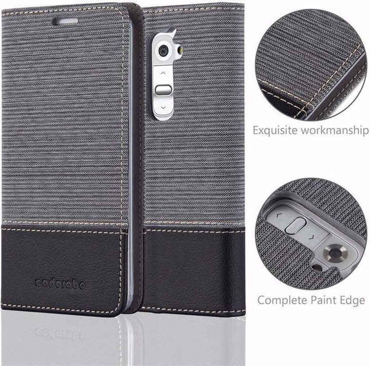 Produktbild Cadorabo Book Jeans Optik Cover (LG G2 Mini)