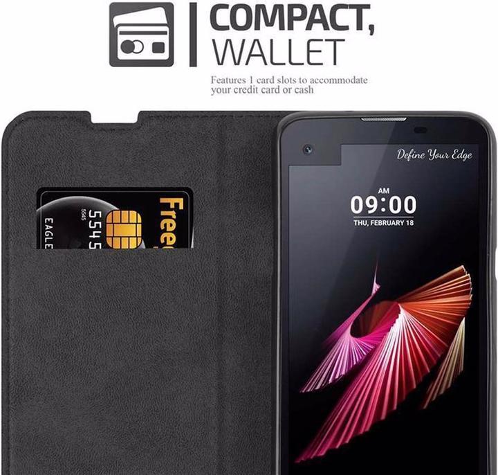 Produktbild Cadorabo Book Invisible Magnet Cover (LG X Screen)