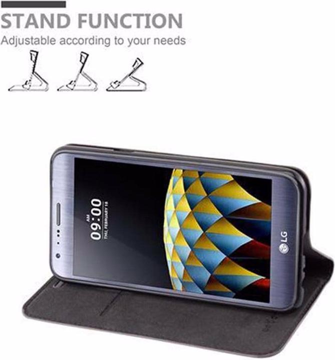 Produktbild Cadorabo Book Invisible Magnet Cover (LG X Cam)