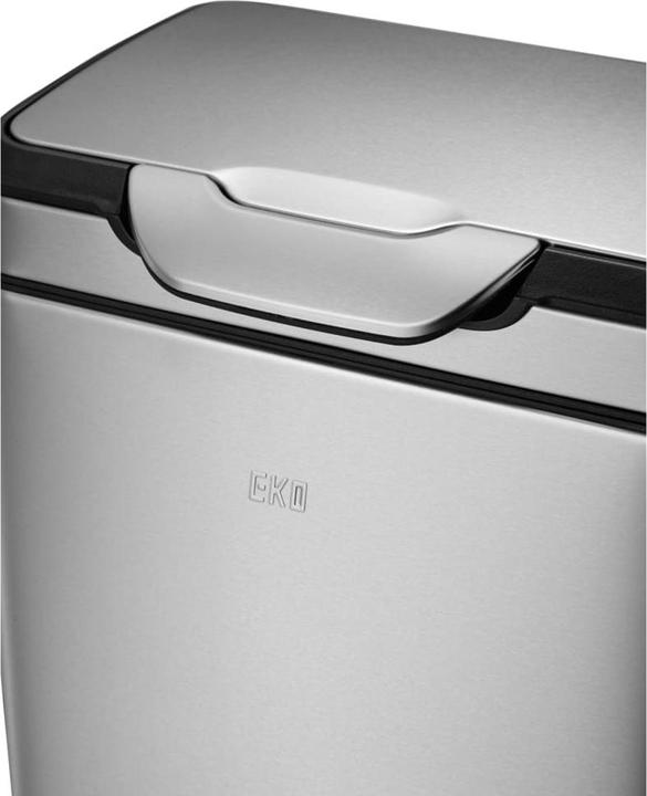 Immagine prodotto EKO Sistema di separazione dei rifiuti Touch Bar in acciaio inox opaco 2 x 20 L in acciaio inox (40 l)