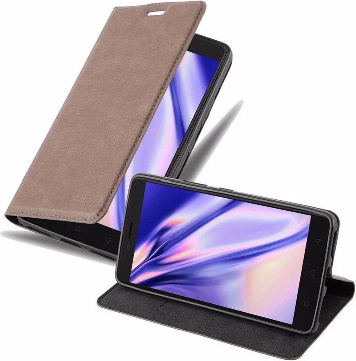 Actual product image Cadorabo Book Invisible Magnet Cover (Lenovo K6 Note)