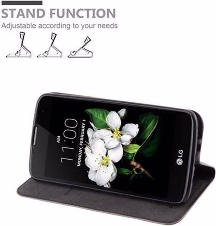 Produktbild Cadorabo Book Invisible Magnet Cover (LG K7)