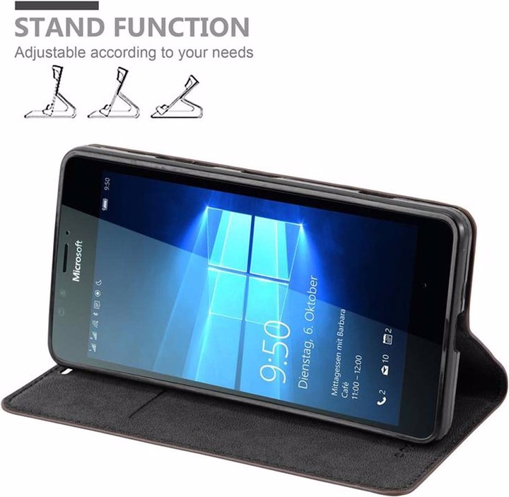 Actual product image Cadorabo Book Invisible Magnet Cover (Microsoft Lumia 950)