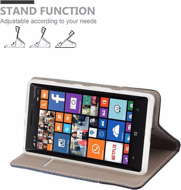 Produktbild Cadorabo Book Jeans Optik Cover (Nokia Lumia 930, Nokia Lumia Icon 929)