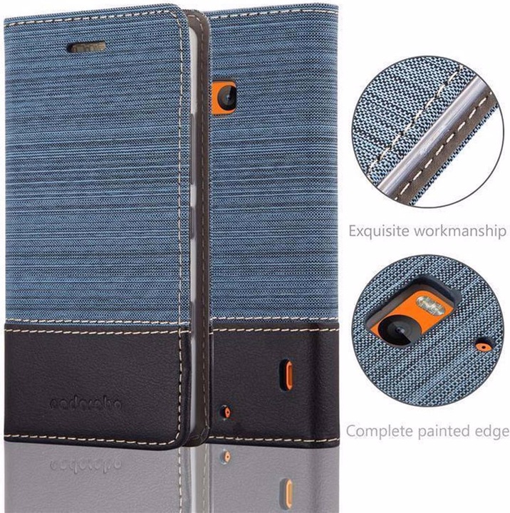 Produktbild Cadorabo Book Jeans Optik Cover (Nokia Lumia 930, Nokia Lumia Icon 929)