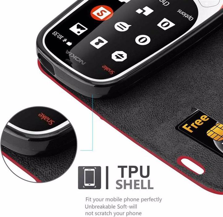 Produktbild Cadorabo Book Invisible Magnet Cover (Nokia 3310 3G)