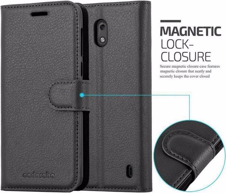 Actual product image Cadorabo Book with stand function cover (Nokia 2)