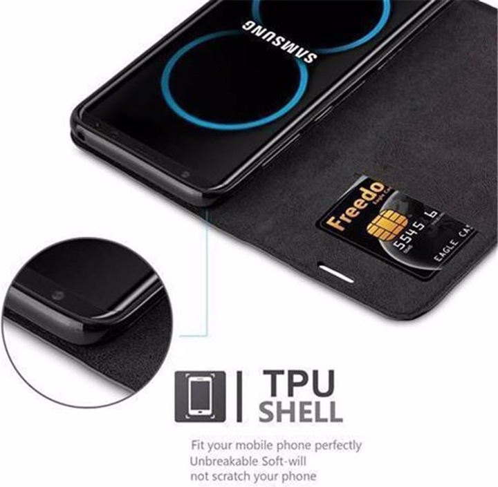 Produktbild Cadorabo Book Invisible Magnet Cover (Samsung Galaxy S8+)