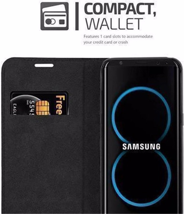 Produktbild Cadorabo Book Invisible Magnet Cover (Samsung Galaxy S8+)