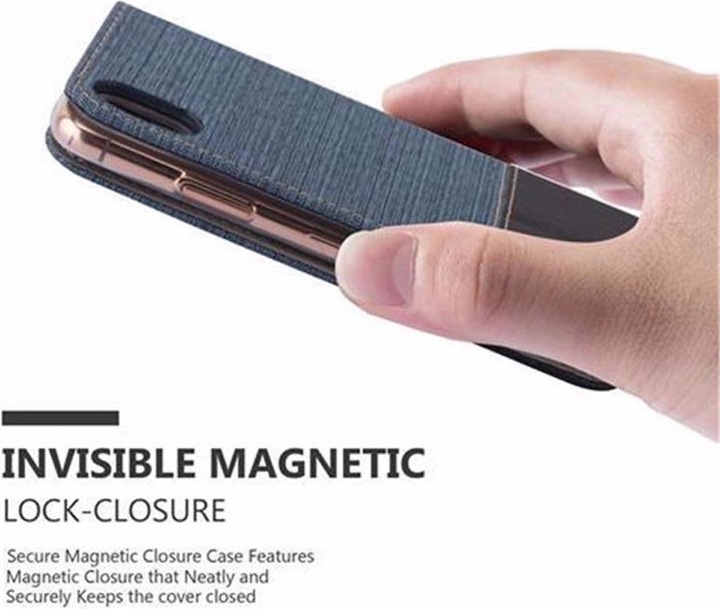 Actual product image Cadorabo Book Jeans Optics Cover (Apple iPhone X, Apple iPhone XS)