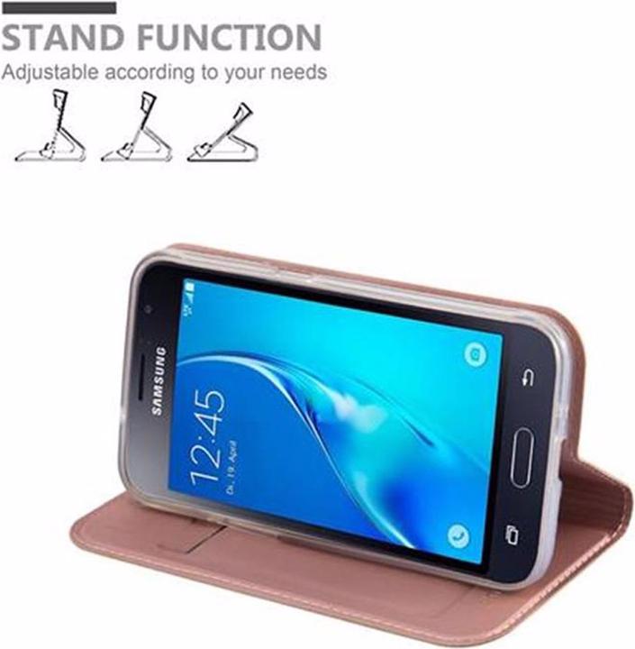Actual product image Cadorabo Book Classy Style Cover (Samsung Galaxy J1 (2016))