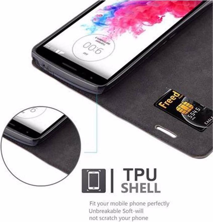Actual product image Cadorabo Book Invisible Magnet Cover (LG G3 Stylus)