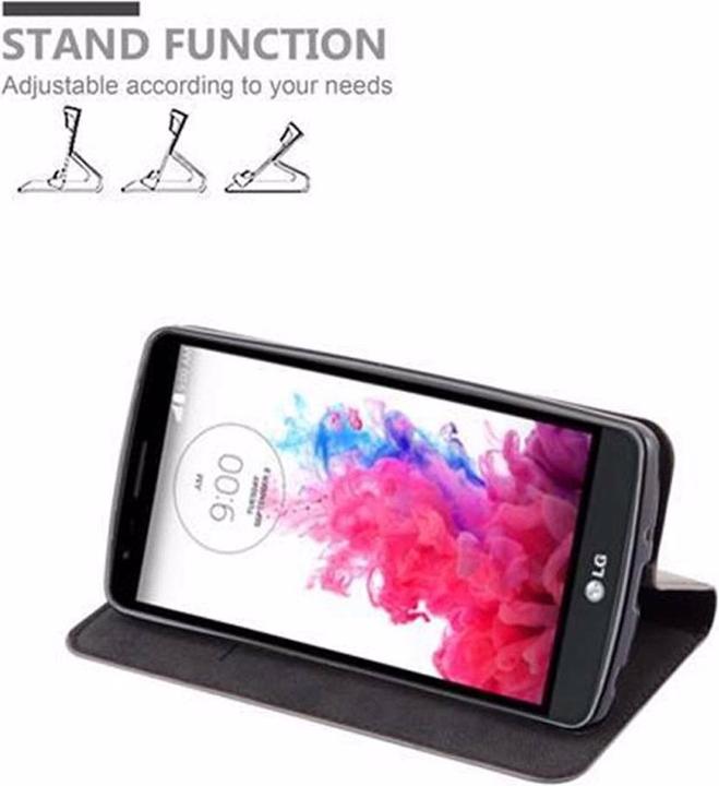 Actual product image Cadorabo Book Invisible Magnet Cover (LG G3 Stylus)